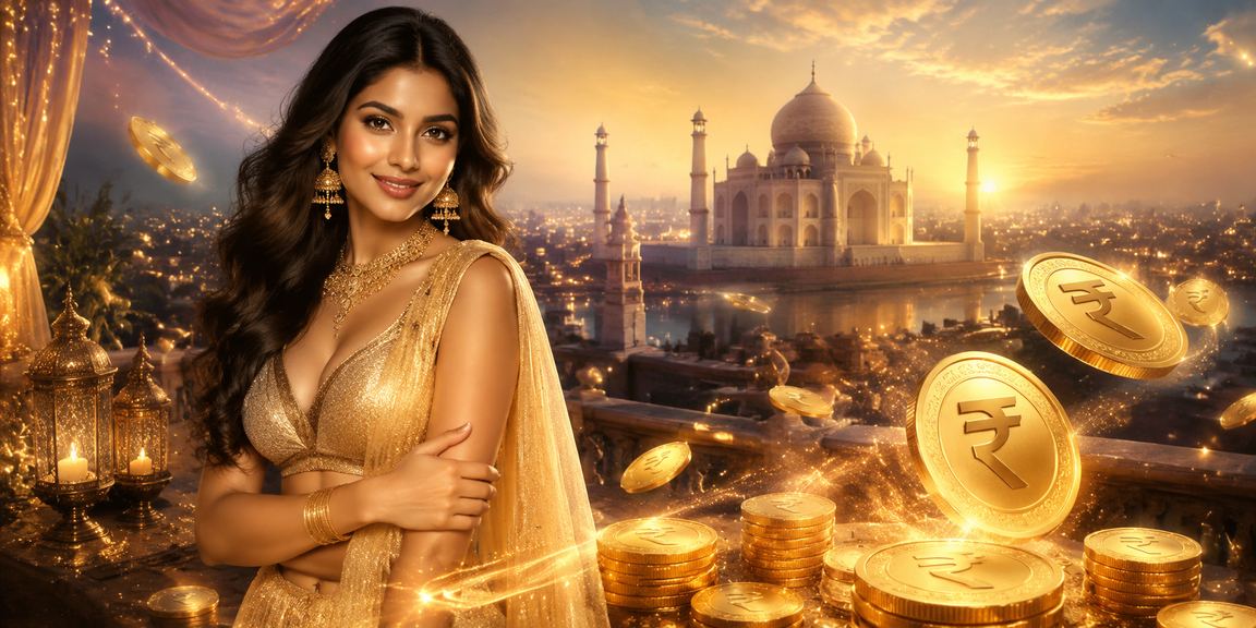 Live casino dealer in action at Indian online casino